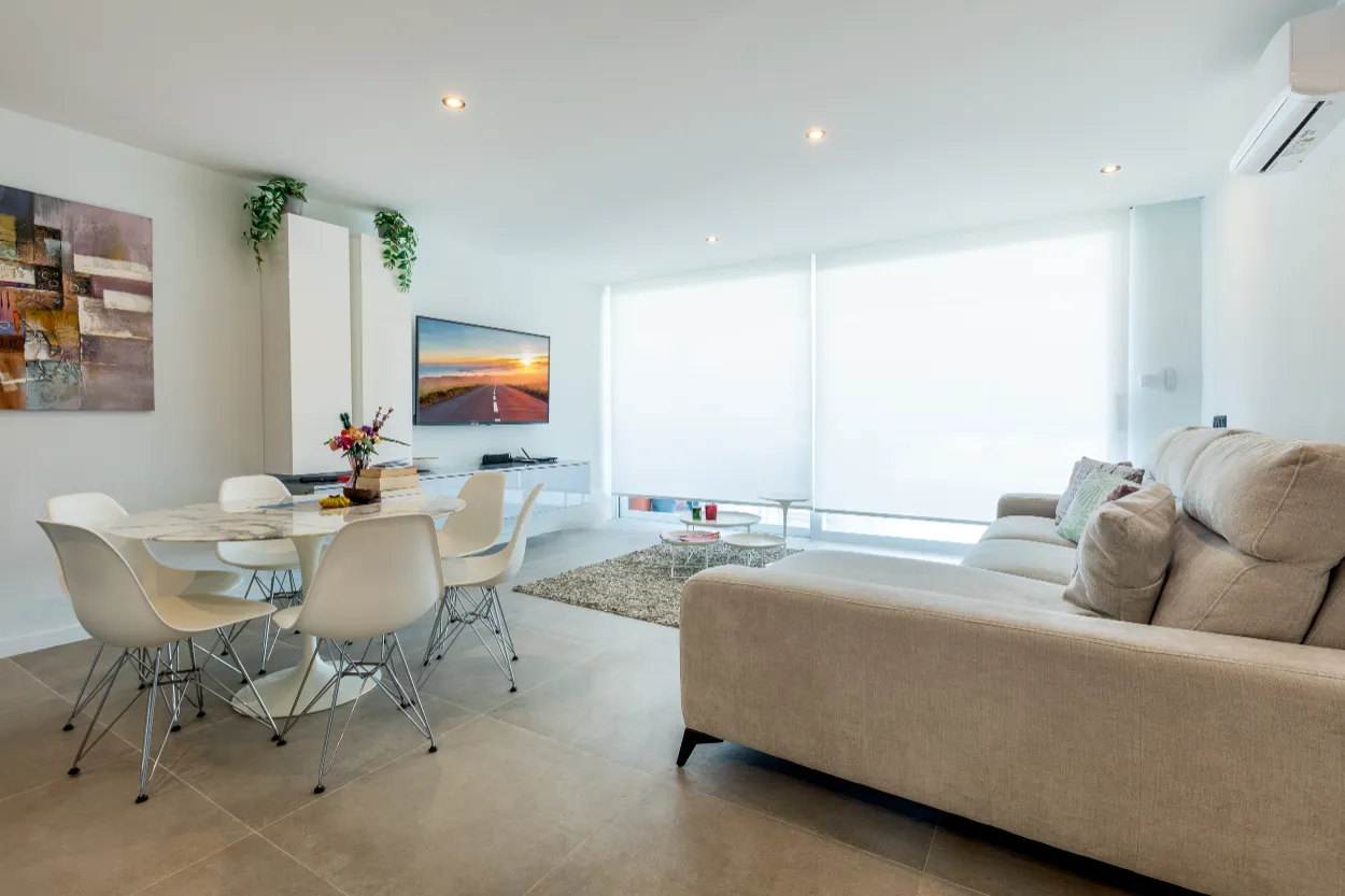 Vista del Silencio - living-dining-room-sea-view